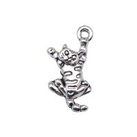 Zinc Alloy Animal Pendants, plated, silver color 