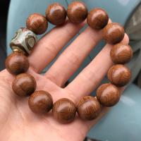 Wood Bracelets, Unisex, mixed colors, 15mm Approx 19 cm 