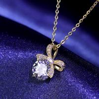 Rhinestone Brass Pendants, for woman & with rhinestone 10-40mm 