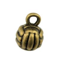 Zinc Alloy Jewelry Pendants, Volleyball, plated, vintage & Unisex 10mm 