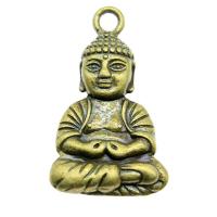 Zinc Alloy Jewelry Pendants, Buddha, plated, vintage & Unisex 