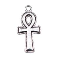 Zinc Alloy Cross Pendants, silver color plated, fashion jewelry, silver color 