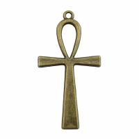 Zinc Alloy Cross Pendants, plated, fashion jewelry 