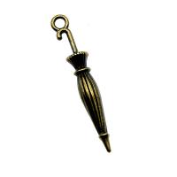 Zinc Alloy Jewelry Pendants, Umbrella, plated 35mm 