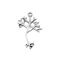 Zinc Alloy Jewelry Pendants, Tree, antique silver color plated, vintage & Unisex 