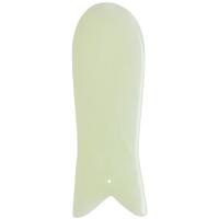 Jade de montaña nueva Placa de raspado, Pez, Masaje, 95x53mm, Vendido por UD