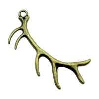 Zinc Alloy Jewelry Pendants, Antlers, plated, vintage & Unisex 