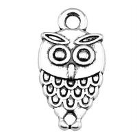 Zinc Alloy Jewelry Pendants, Owl, plated, vintage & Unisex 