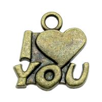 Zinc Alloy Jewelry Pendants, plated, vintage & Unisex 