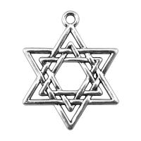 Zinc Alloy Jewelry Pendants, Hexagram, plated, vintage & Unisex 