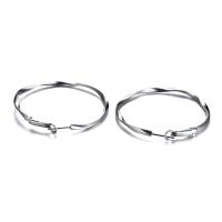 Stainless Steel Hoop Earring, 304 Stainless Steel, Vacuum Ion Plating, fashion jewelry & for woman 