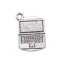 Zinc Alloy Jewelry Pendants, plated, silver color 