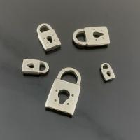 Stainless Steel Pendants, Lock, plated, DIY & hollow 