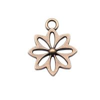 Zinklegierung Blume Anhänger, plattiert, Vintage & unisex, keine, 15x18mm, verkauft von PC