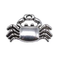 Zinc Alloy Animal Pendants, Crab, plated, vintage & Unisex 