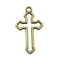 Zinc Alloy Cross Pendants, plated, vintage & Unisex & hollow 