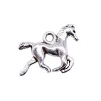 Zinc Alloy Animal Pendants, Horse, plated, vintage & Unisex 