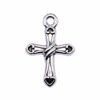 Zinc Alloy Cross Pendants, plated, vintage & Unisex 