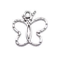 Zinc Alloy Hollow Pendants, Butterfly, plated 