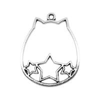 Pendentifs animaux en alliage de zinc, Placage, argent Vendu par PC