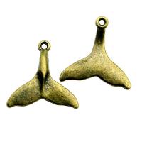 Zinc Alloy Jewelry Pendants, plated, antique gold color 