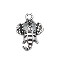 Zinc Alloy Animal Pendants, Elephant, plated, vintage & Unisex 