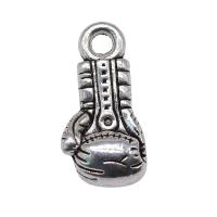 Zinc Alloy Jewelry Pendants, Boxing Glove, antique silver color plated, vintage & Unisex 