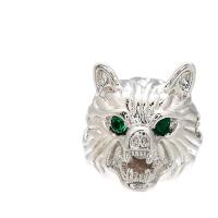 Cubic Zirconia Micro Pave Brass Beads, Wolf, plated, DIY & micro pave cubic zirconia 