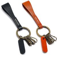 PU Leather Key Clasp, with Iron & Zinc Alloy, Unisex 100mmx22mm,50mmx15mm 