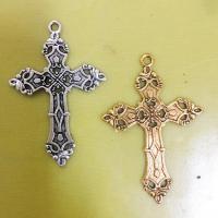 Zinc Alloy Cross Pendants, plated, fashion jewelry 