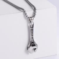 Stainless Steel Jewelry Necklace, 304 Stainless Steel, Vacuum Ion Plating, fashion jewelry & DIY & for man cm 