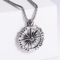 Stainless Steel Jewelry Necklace, 304 Stainless Steel, Vacuum Ion Plating, fashion jewelry & DIY & Unisex cm 