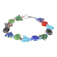 Pulseras de cristal de Murano, con Ojo de gato, Joyería & para mujer, multicolor, longitud:7.5 Inch, Vendido por Sarta