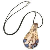 Collier en Murano bijoux, chalumeau, avec corde de cire, envoyé au hasard & bijoux de mode & pour femme, Couleur aléatoire Vendu par brin