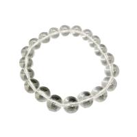 Clear Quartz Bracelet, Round, Unisex, clear, 8mm Approx 7.48 Inch 