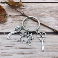 Zinc Alloy Key Clasp, Unisex, 58mm 