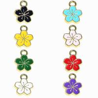 Zinc Alloy Enamel Pendants, plated, fashion jewelry & DIY 