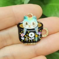 Zinc Alloy Enamel Pendants 