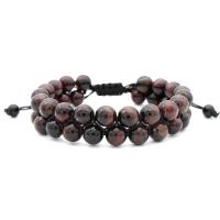 Tiger Eye Stone Bracelets, Round, fashion jewelry & Unisex 16mm Approx 7.48 Inch 