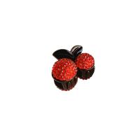 Hair Claw Clips, Acrylic, fashion jewelry & for woman & with rhinestone, red 