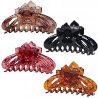 Hair Claw Clips, Resin, stoving varnish, for woman 