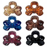 Hair Claw Clips, PC Plastic, Bowknot, stoving varnish, for woman 