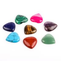 Gemstone Cabochons, Natural Stone, Heart, polished, DIY 