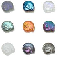 Plattierte Lampwork Perlen, Schnecke, DIY, keine, 11x12mm, ca. 200PCs/Tasche, verkauft von Tasche