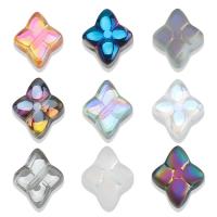 Plattierte Lampwork Perlen, Rhombus, DIY, keine, 10mm, ca. 200PCs/Tasche, verkauft von Tasche