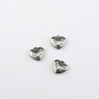 Stainless Steel Heart Pendants, 304 Stainless Steel, machine polished, fashion jewelry & DIY & Unisex, original color 