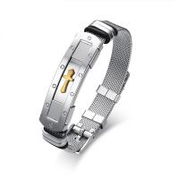 Acier inoxydable 304 bracelet, bijoux de mode & pour homme, 13mm Environ 6.89-8.66 pouce, Vendu par PC