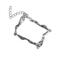 Stainless Steel Charm Bracelet, 314 Stainless Steel, with 1.96inch extender chain, fashion jewelry & Unisex, original color Approx 9.4 Inch 