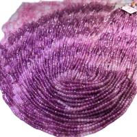 Perles de Tourmaline naturels, Rond, DIY & facettes, rose Environ 38 cm, Vendu par brin