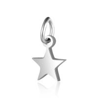 Stainless Steel Star Pendant, 201 Stainless Steel, Vacuum Ion Plating, fashion jewelry & polished & DIY & Unisex 